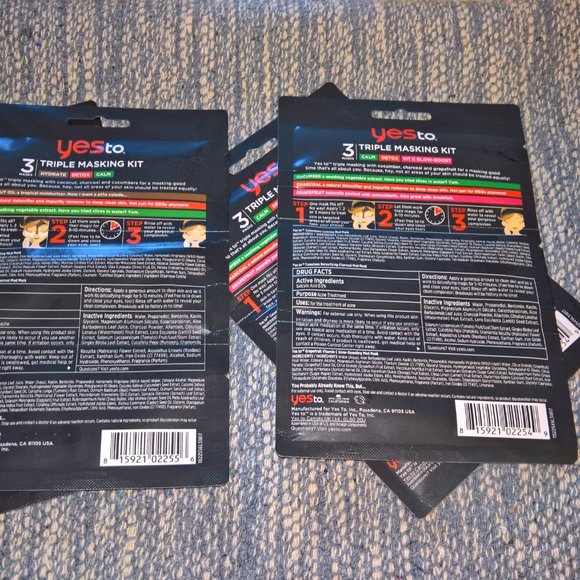 Say Yes 3 Pack Masks - Picture 3 of 4